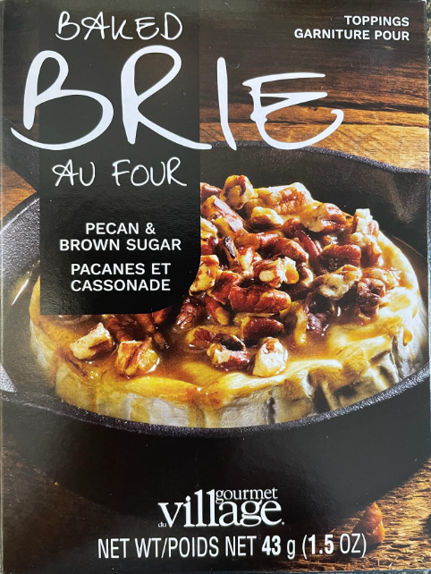 Gourmet Village Brie Topper - Pecan and Brown Sugar
