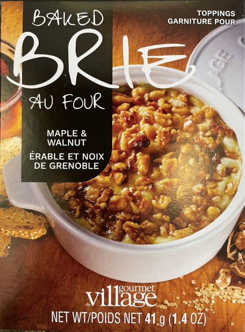 Gourmet Village Brie Topper - Maple & Walnut