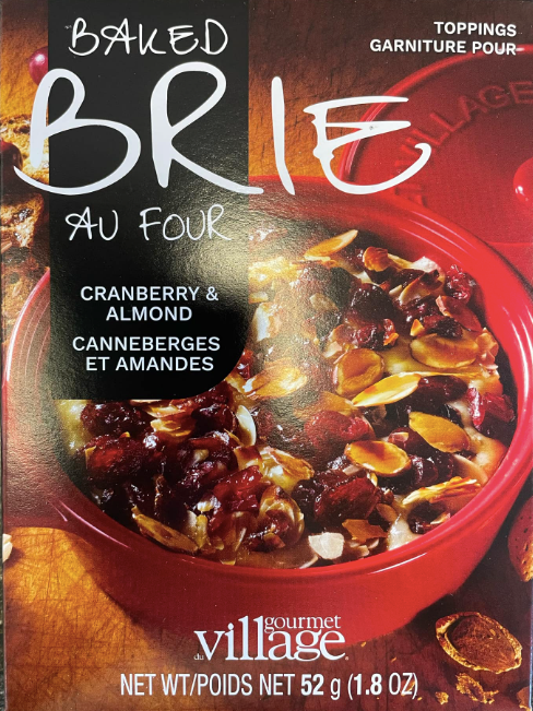 Gourmet Village Brie Topper - Cranberry & Almond